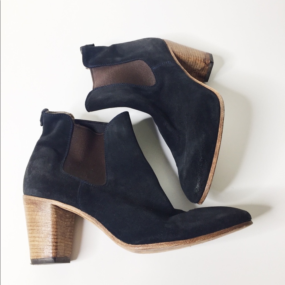 Alberto Fermani Suede Ankle Booties